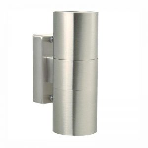 Tin Utelampe Rustfritt Stål 2 x GU10/35W IP54-0