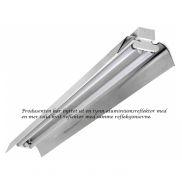 Berit åpen Industriarmatur m/hvit reflektor 2 x T8/58W-0