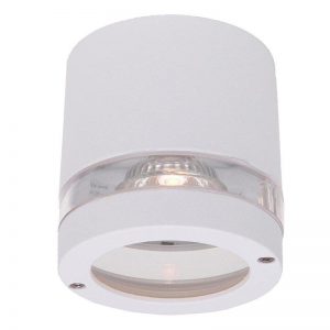 Focus Utelampe Hvit for tak GU10/35W IP44-0