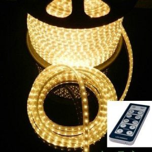 Led Stripe Hvit Dimbar 5 met. med fjernkontroll 2700 k-0