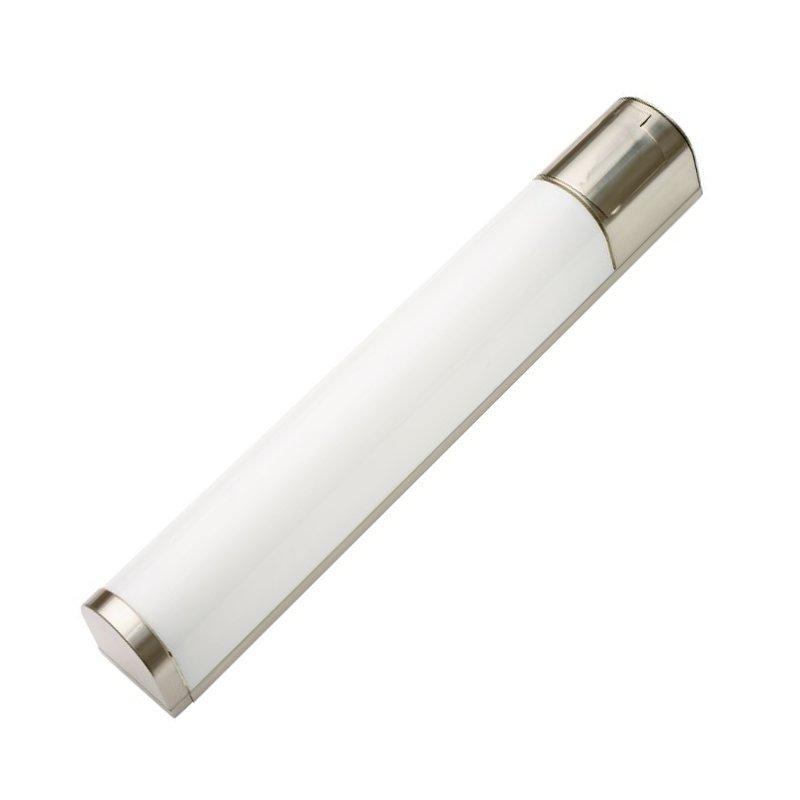 Prelude Baderomsarmatur Børstet stål 15W m/stikkontakt-0 Prelude Baderomsarmatur Børstet stål 15W m/stikkontakt-0