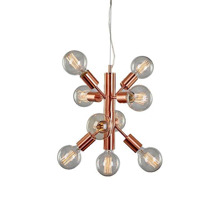 Angelica Takpendel Kobber 9 X E27 IP-20-0 Angelica Takpendel Kobber 9 X E27 IP-20-0