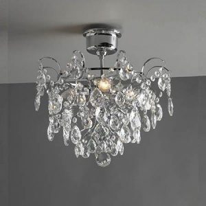 Cecilie Taklampe Krom 3 x E14 Ø: IP-20-0