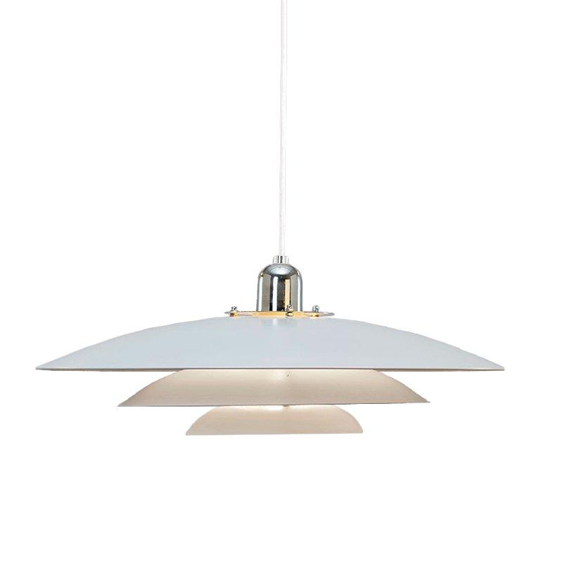 Cosmo Takpendel Hvit/krom E27 60W IP-20-0 Cosmo Takpendel Hvit/krom E27 60W IP-20-0