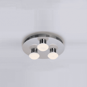 Etna Taklampe Krom/opal Ø:37 3 x 5W LED -0