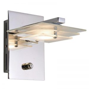 Gard Vegglampe Krom m/dimmer 5W LED-0