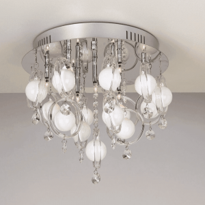 Gin liten Taklampe Krom 9 x G4/20W Ø:35-0