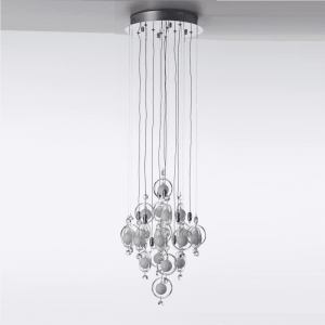 Gin liten Taklampe Krom 9 x G9/20W Ø:35-0