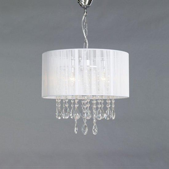 Hertug Takpendel Hvit 3 x E14/40W Ø:40-0 Hertug Takpendel Hvit 3 x E14/40W Ø:40-0