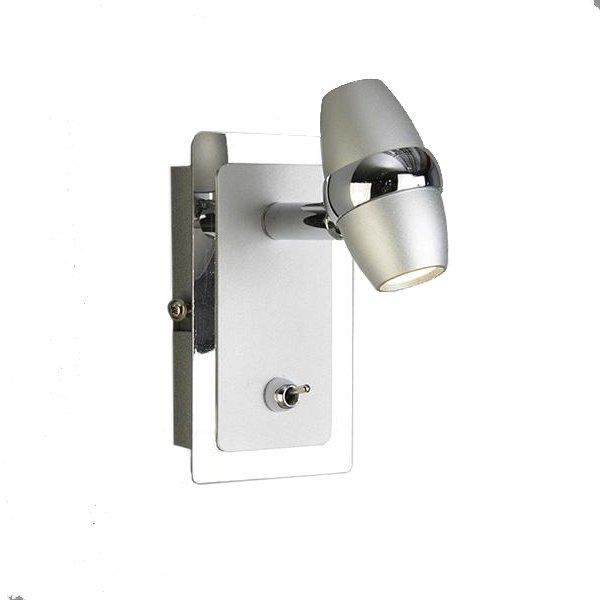 Bob Vegglampe Sølv 3W LED -0 Bob Vegglampe Sølv 3W LED -0