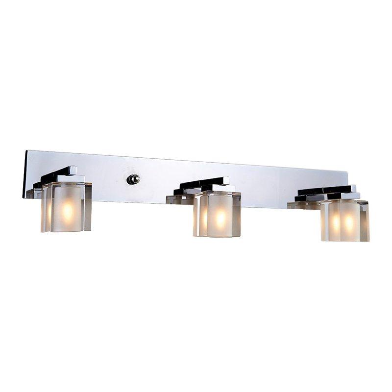Crystal Vegglampe Krom 3 x G9/18W m/dimmer-0 Crystal Vegglampe Krom 3 x G9/18W m/dimmer-0