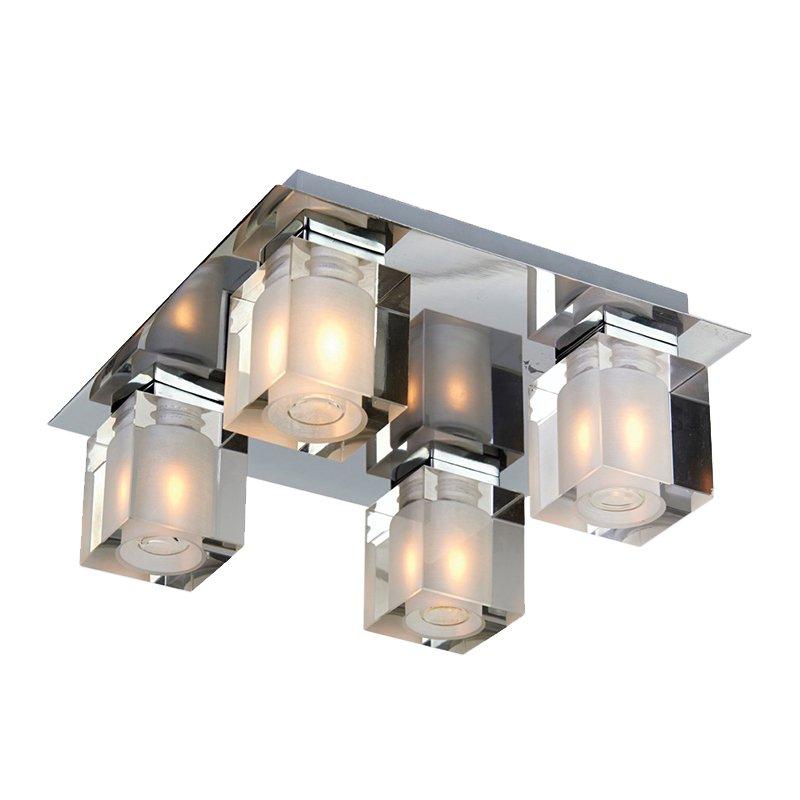 Crystal Taklampe Krom 4 x G9/18W -0 Crystal Taklampe Krom 4 x G9/18W -0