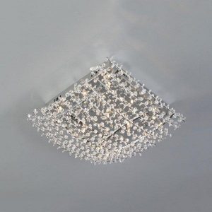 Margrethe Taklampe Krom 9 x G4/10W-0