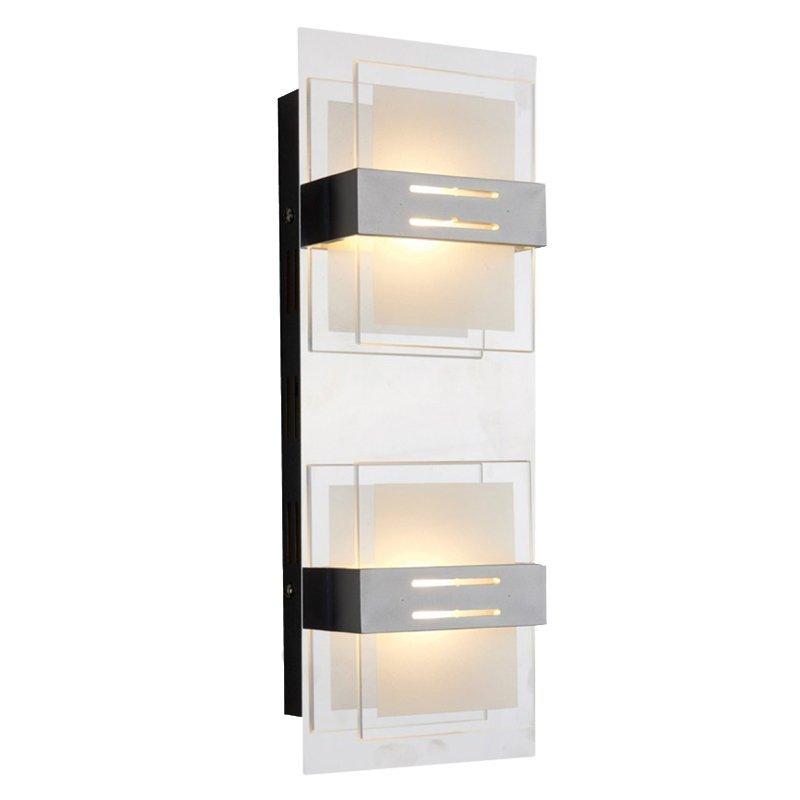 Ming-2 Vegglampe Krom m/dimmer 2 X 5W LED-0 Ming-2 Vegglampe Krom m/dimmer 2 X 5W LED-0