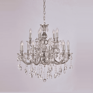 Sofie Lysekrone Antikk/sølv E14 Ø:76 IP-20-0