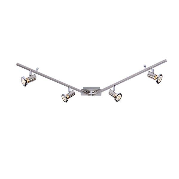 Tellus Spotskinne Stål 4 X GU10/50W-0 Tellus Spotskinne Stål 4 X GU10/50W-0