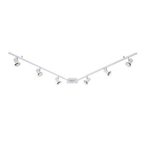 Tellus Spotskinne Hvit 6 X GU10/50W-0