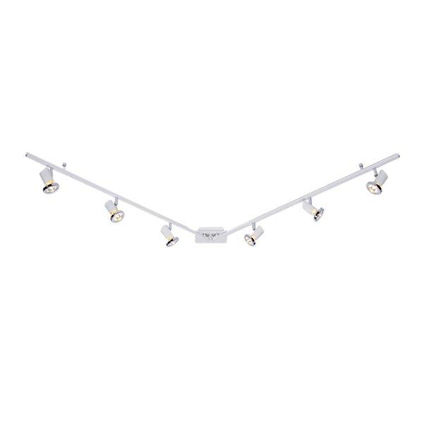 Tellus Spotskinne Hvit 6 X GU10/50W-0 Tellus Spotskinne Hvit 6 X GU10/50W-0