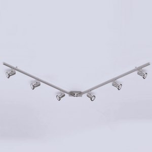 Tellus Spotskinne Stål 6 X GU10/50W -0