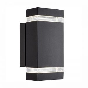 Piute Utelampe Svart 2 x 3W LED IP-44-0