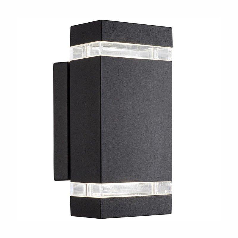 Piute Utelampe Svart 2 x 3W LED IP-44-0 Piute Utelampe Svart 2 x 3W LED IP-44-0