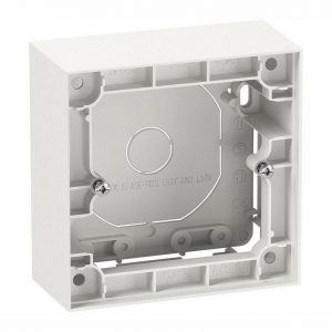 Påveggskappe Enkel Plus 40mm Hvit-El-0