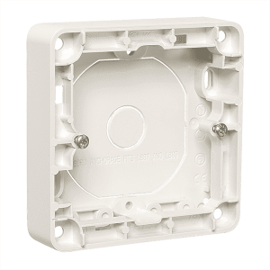 Påveggskappe Enkel RS16 18mm Hvit-El-0