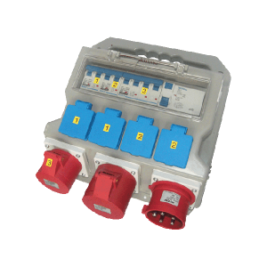 Byggsentral Egant 432-6 400V 32/16 3-fas + 4X16A 1-fas-0