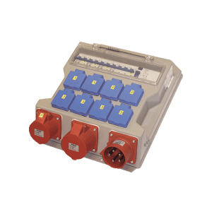 Byggsentral Egant 432-6 400V 32/16 3-fas + 8X16A 1-fas-0