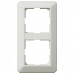 Kombinasjonsplate 2-Hull L3027 Hvit 90MM Tabberamme-El-0