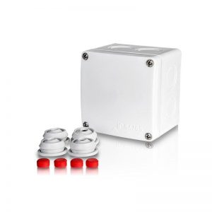 Koblingsboks FK111 80X80X60MM m/kabelgjennomføringer IP65-F-0