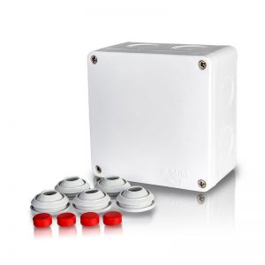 Koblingsboks FK211 110X110X67MM m/kabelgjennoføringer IP65-F-0