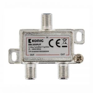 Antenne 2 veis F-fordeler for antenneanlegg-0