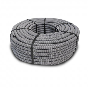 Korrugert rør Ø 16mm grått