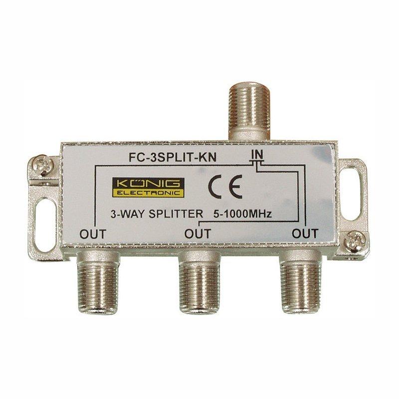 Antenne 3 veis F-fordeler for antenneanlegg-0 Antenne 3 veis F-fordeler for antenneanlegg-0