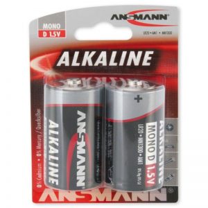 Batteri LR20-D Alkalisk Ansmann (2 pk.)-0
