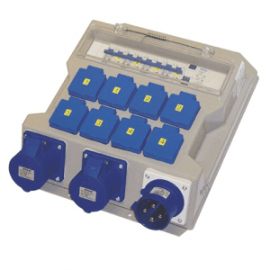 Byggsentral Egant 332-9 230V 2x32A 3-fas+ 8X16A 1-fas-0