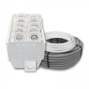 Downlightspakke LED 3. GU10 Nord x 20-0