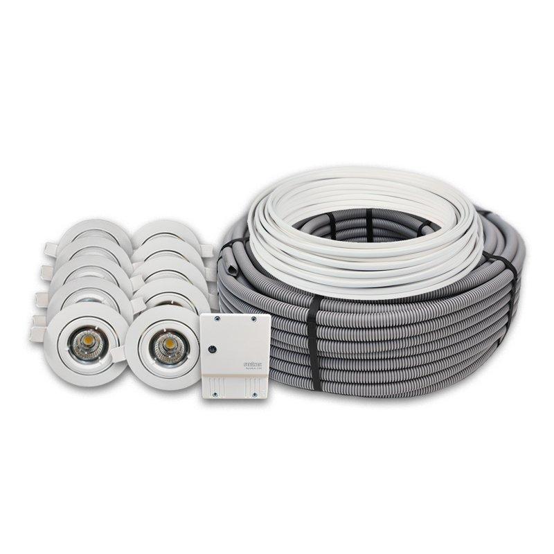 Downlightspakke Outdoor Led GU10 Nordlux x10-0 Downlightspakke Outdoor Led GU10 Nordlux x10-0