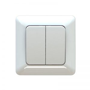 Bryter innfelt Egant Hvit 5 Kronevender-0