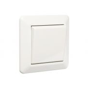 Bryter innfelt RS16/ hvit 1Pol-Elko-0