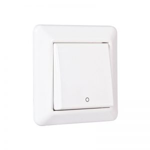 Bryter innfelt RS16/ hvit 2Pol-Elko-0