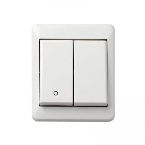 Bryter påvegg RS16/ hvit 2-1Pol-Elko-0