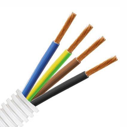 Ferdigtrukket rør Ø 16mm med PN 4G2,5mm2 -0 Ferdigtrukket rør Ø 16mm med PN 4G2,5mm2 -0