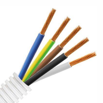 Ferdigtrukket rør Ø 20mm med PN 5G2,5mm2 -0 Ferdigtrukket rør Ø 20mm med PN 5G2,5mm2 -0