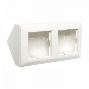 Hjørnekappe Dobbel Hvit-El-0