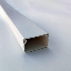 Kabelkanal underdel/lokk 40,0x60,0mm Hvit (2 met.)-0