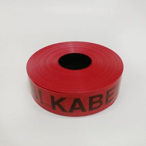 Varselbånd for overdeking PM 60 Rødt 250m-0