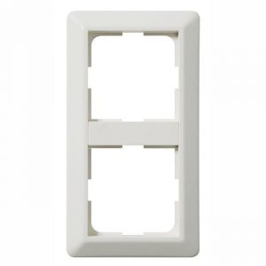 Kombinasjonsplate 2-Hull L572 Hvit-El-0