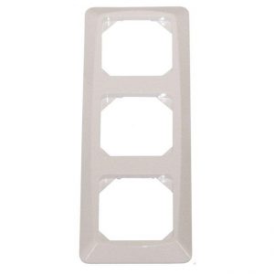 Kombinasjonsplate Egant 3-Hull Hvit-0